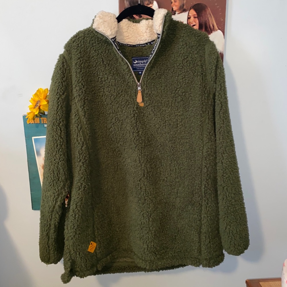 NWOT simply southern sherpa pullover !!